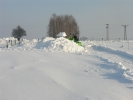 Grudzień 2010 - odśnieżanie Cmentarza