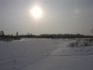 Styczeń 2011 - zamarznięta Narew - Rzędziany Kolonia - styczeń 2010