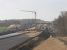 S8 - widok na budowę przejścia dla łosi - grudzień 2011