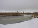 Okolice - Narew w Parku Narodowym, zimą