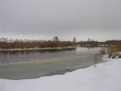 Okolice - Narew w Parku Narodowym, zim
